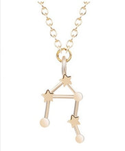 Load image into Gallery viewer, 12 Constellation Zodiac Sign Necklace For Women