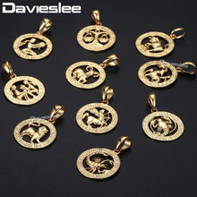 Load image into Gallery viewer, 12 Constellation Zodiac Sign Necklaces Unisexe